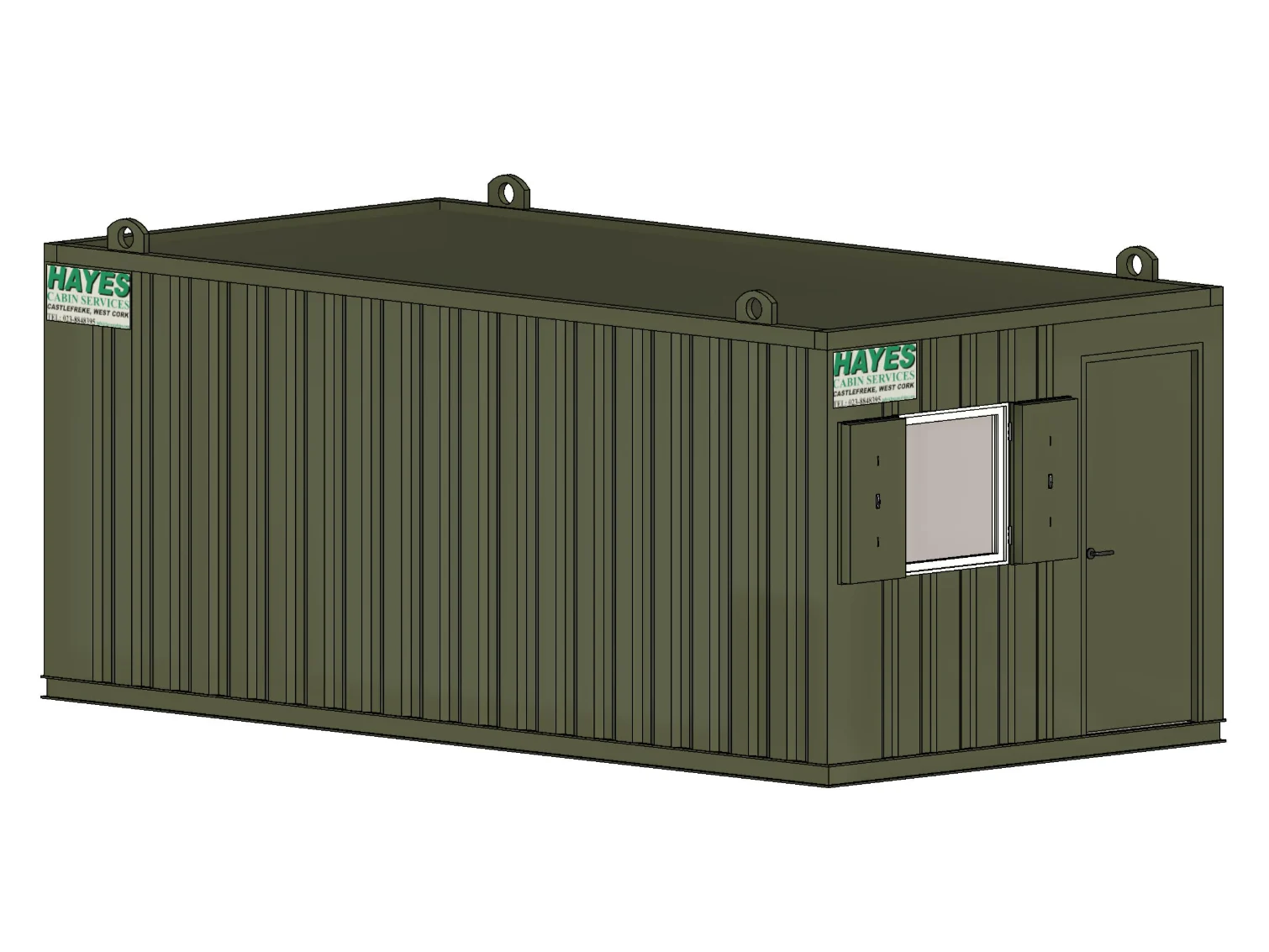 20ft x 10ft Antivandal cabin