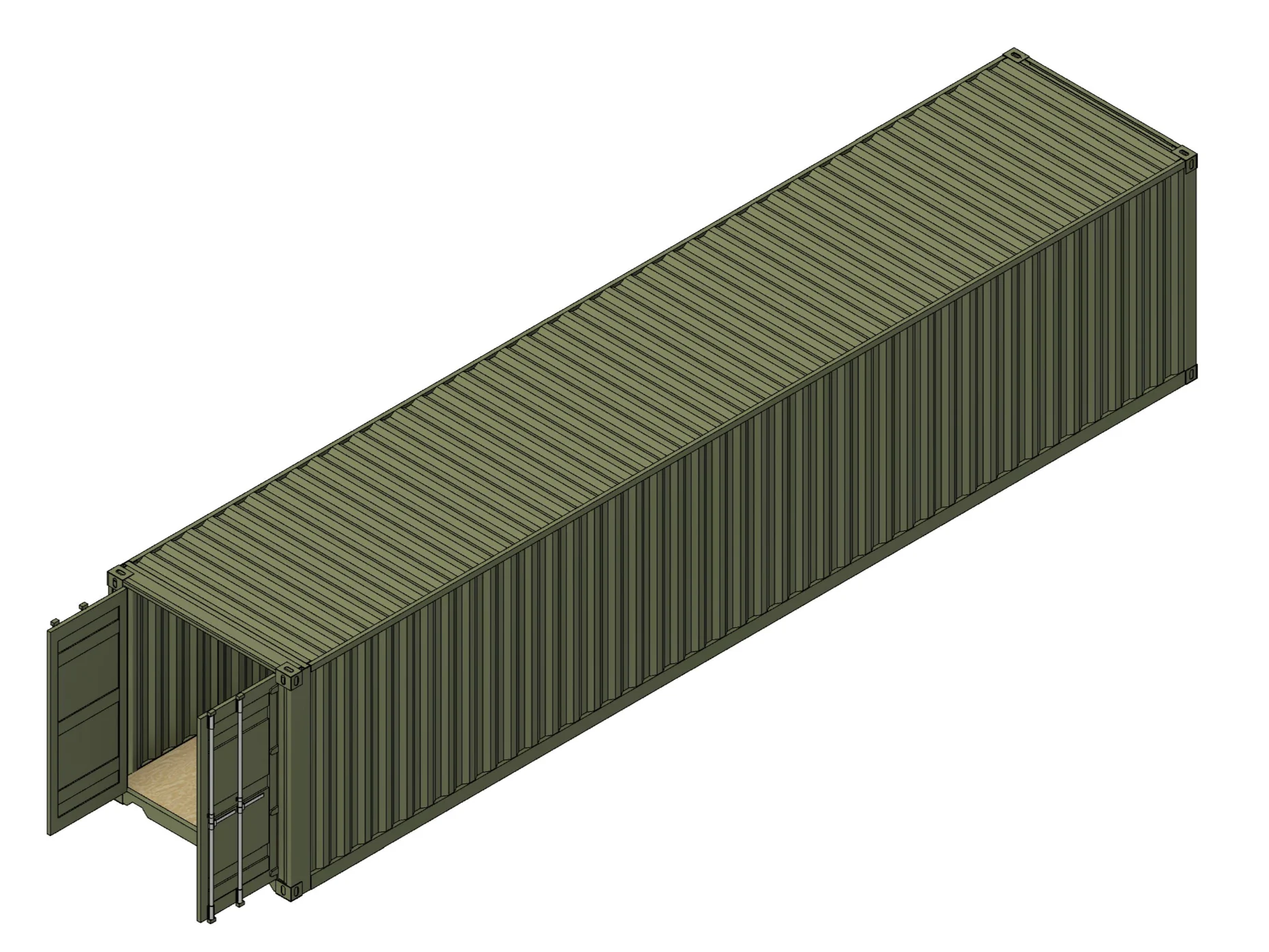 New 40ft x 8ft High Cube Storage Container for sale & hire accross ireland