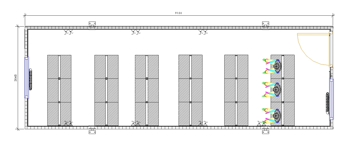 30ft x 10ft Jackleg cabin