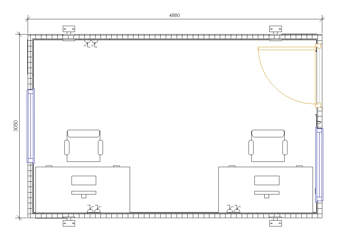 16ft x 10ft Jackleg cabin