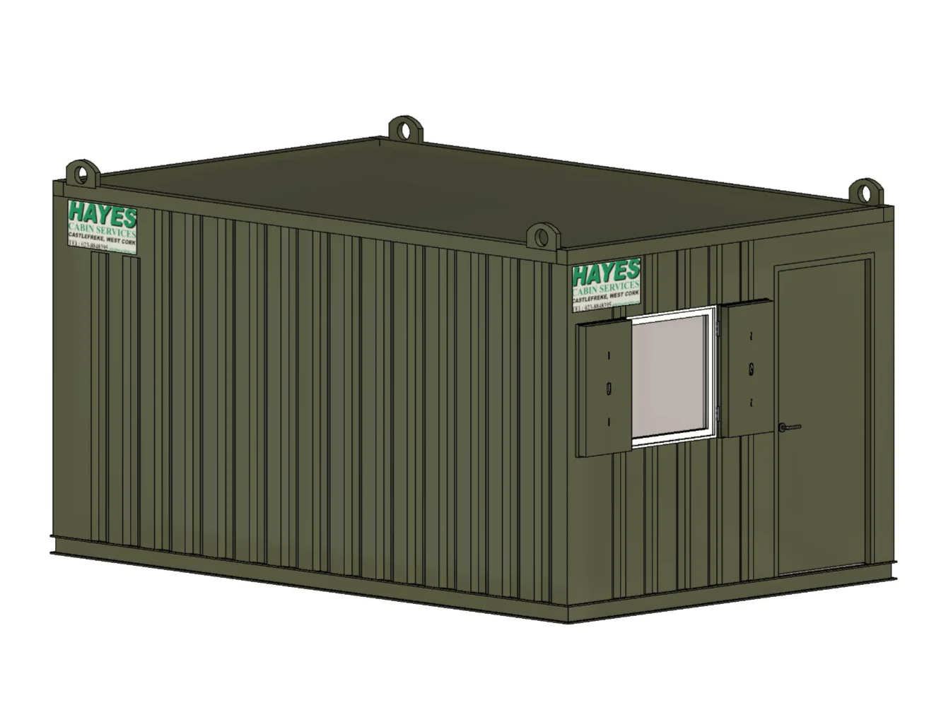 16ft x 10ft Antivandal cabin
