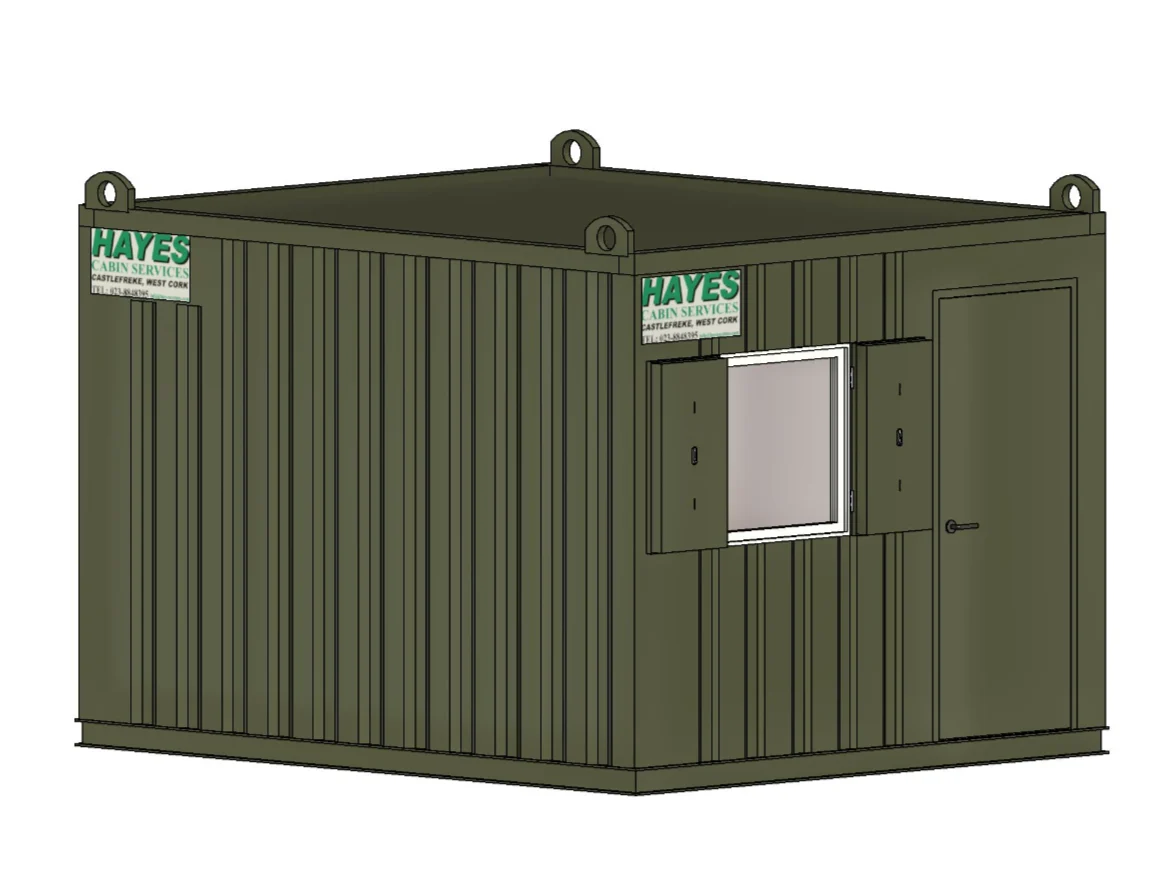 12ft x 10ft Antivandal cabin