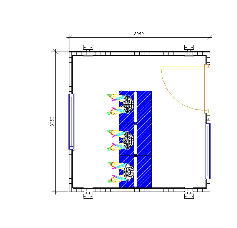 10ft x 10ft Jackleg Drying Room