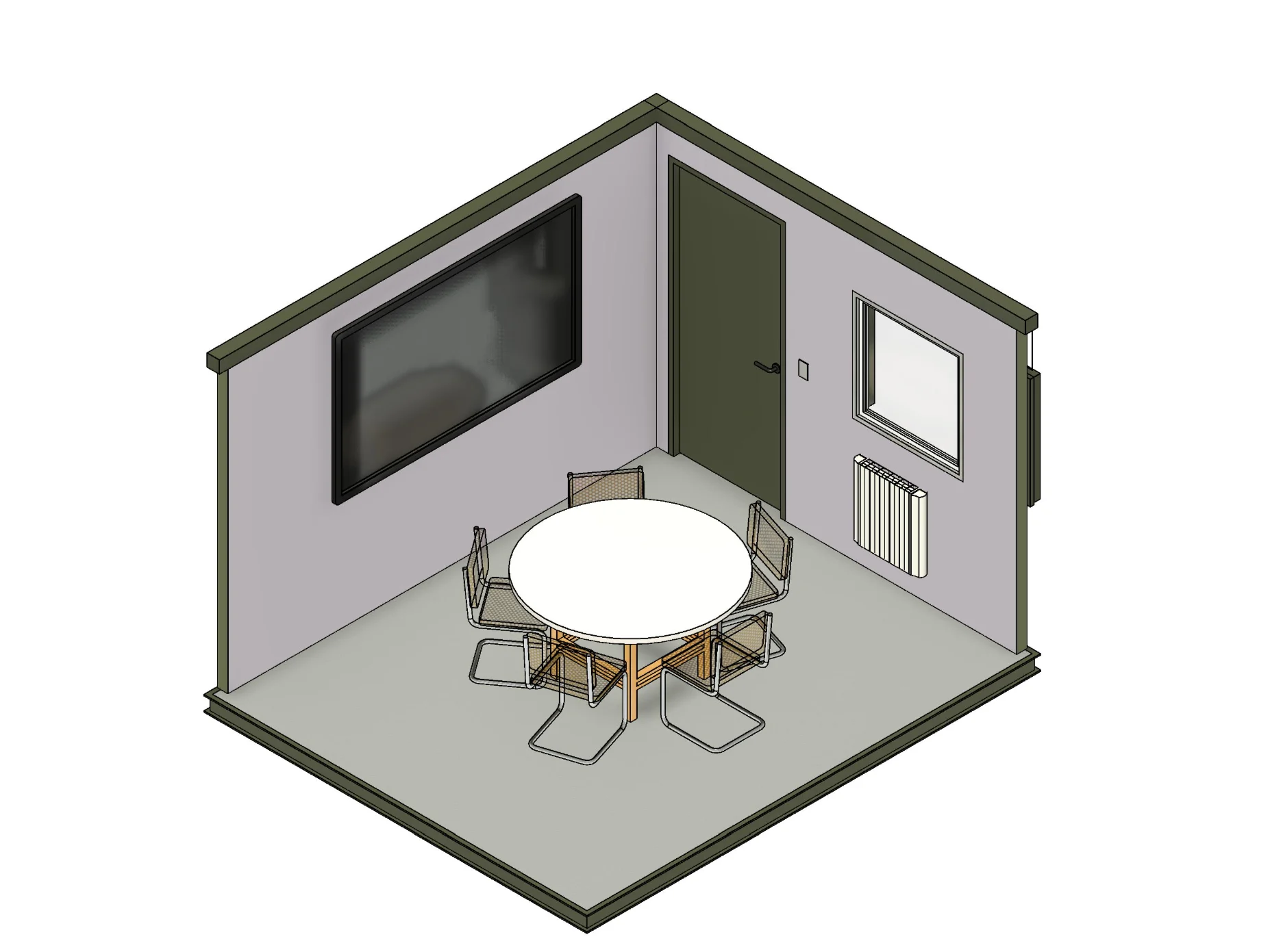 12ft x 10ft Antivandal Meeting Room