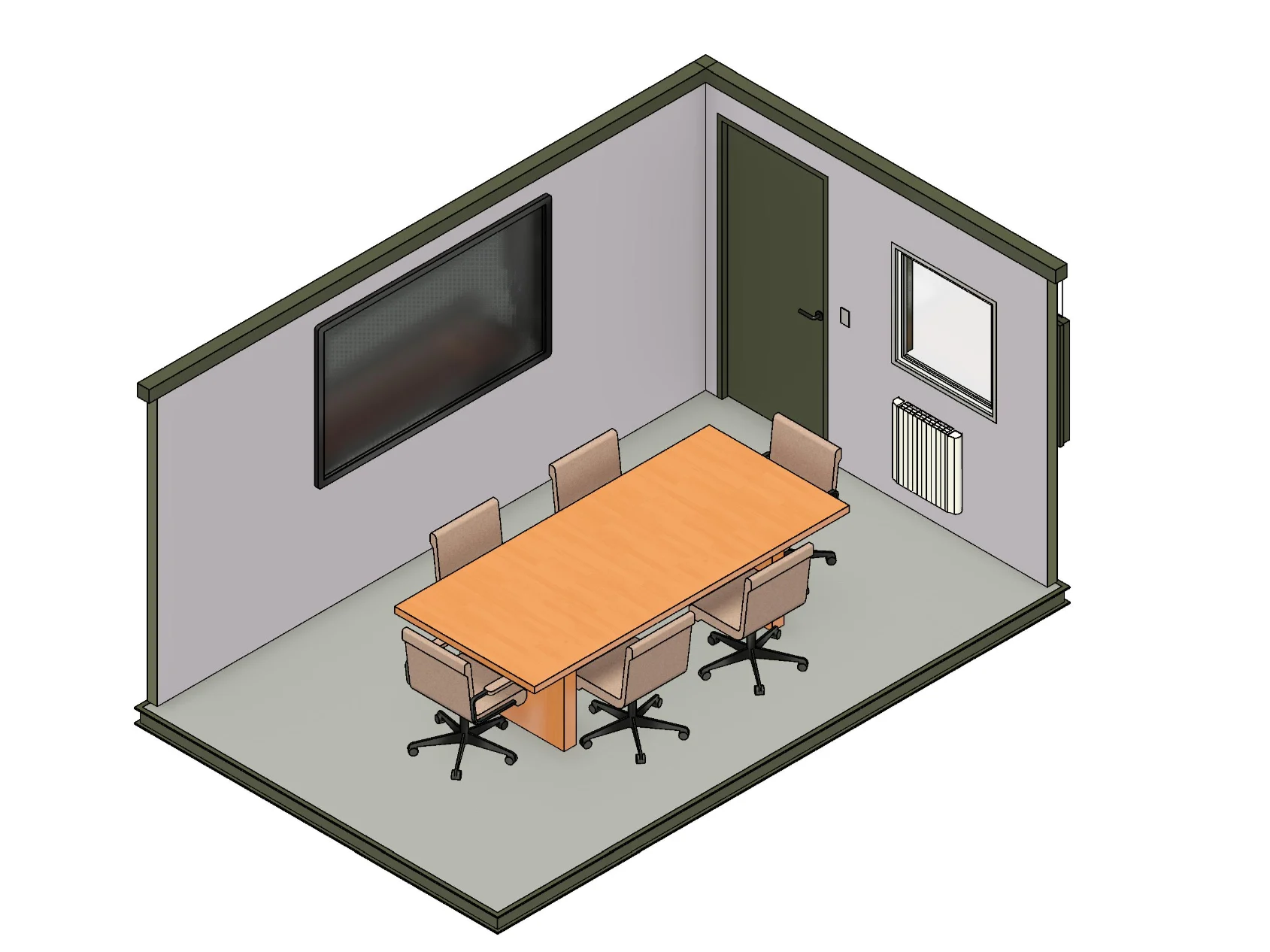 16ft x 10ft Antivandal Meeting Room