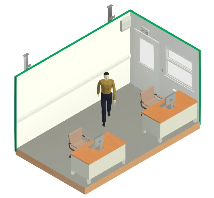 16ft x 10ft Jackleg Office