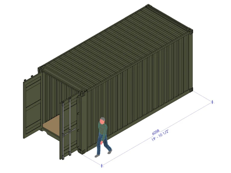 20ft high cube storage container