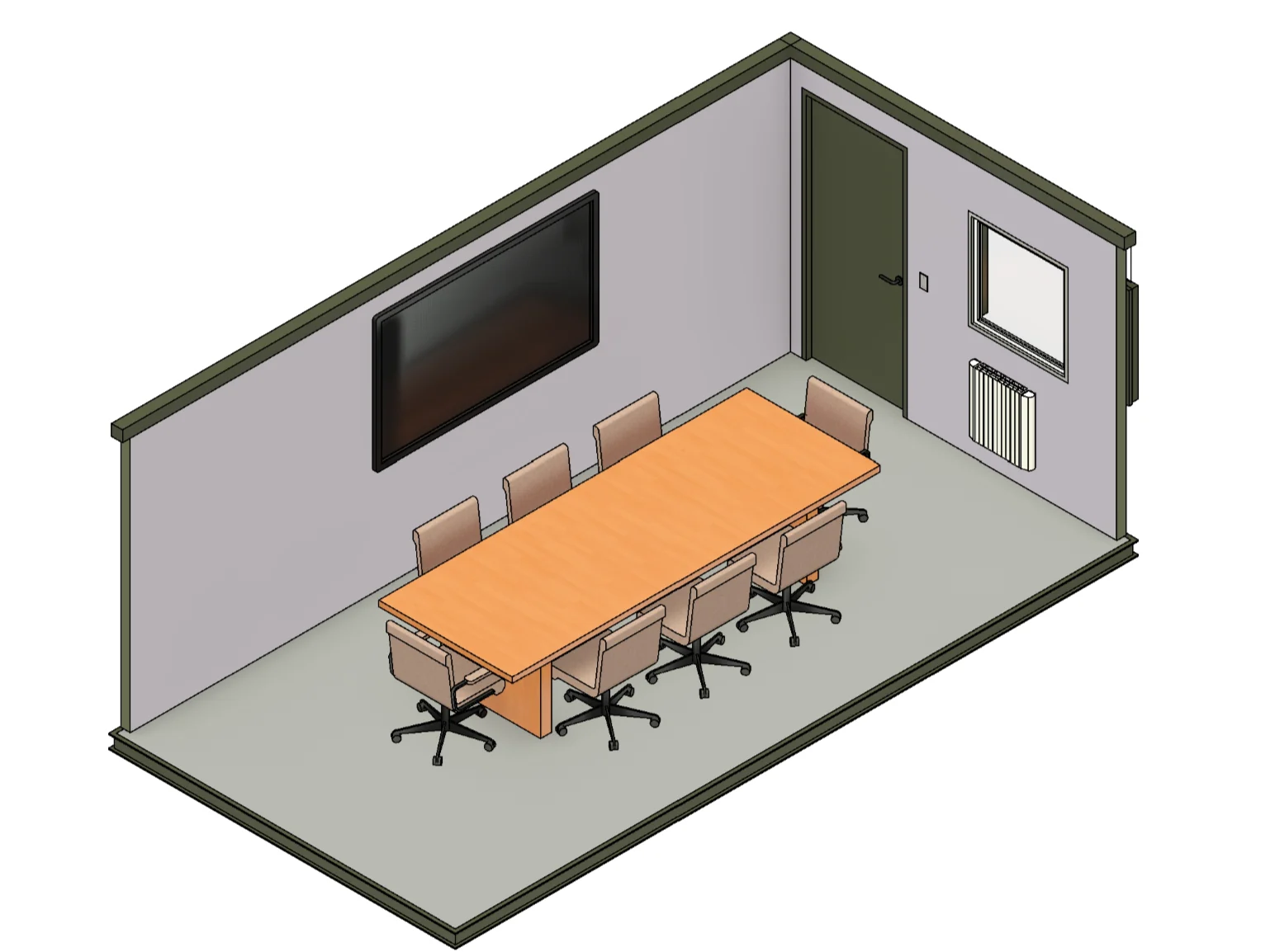 Meeting Room cabin layout