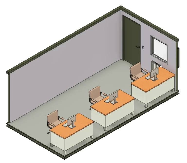 20ft x 10ft Antivandal Office