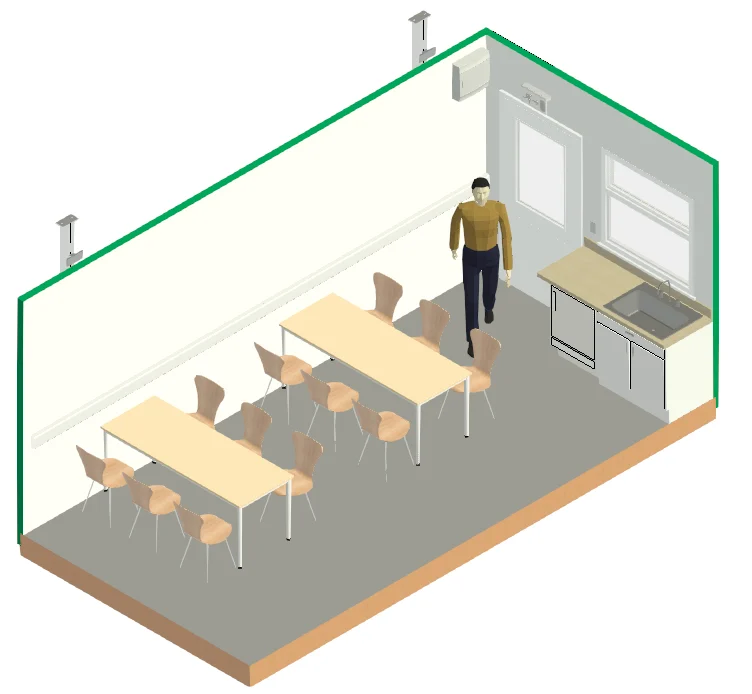 Canteen cabin layout