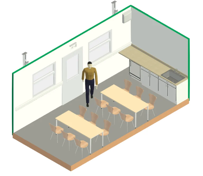 20ft x 10ft Jackleg Canteen – Side Wall