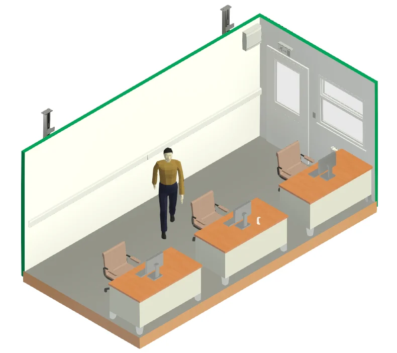 Office cabin layout