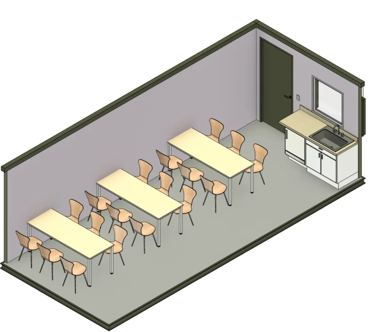24ft x 10ft Antivandal Canteen