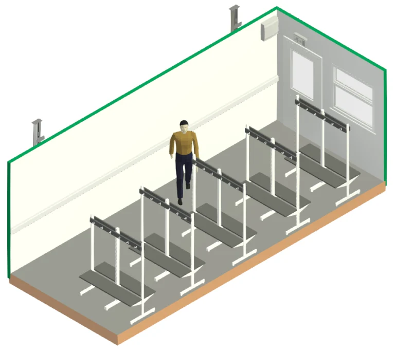 24ft x 10ft Jackleg Drying Room