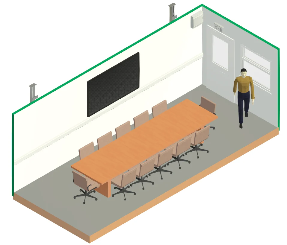24ft x 10ft Jackleg Meeting Room