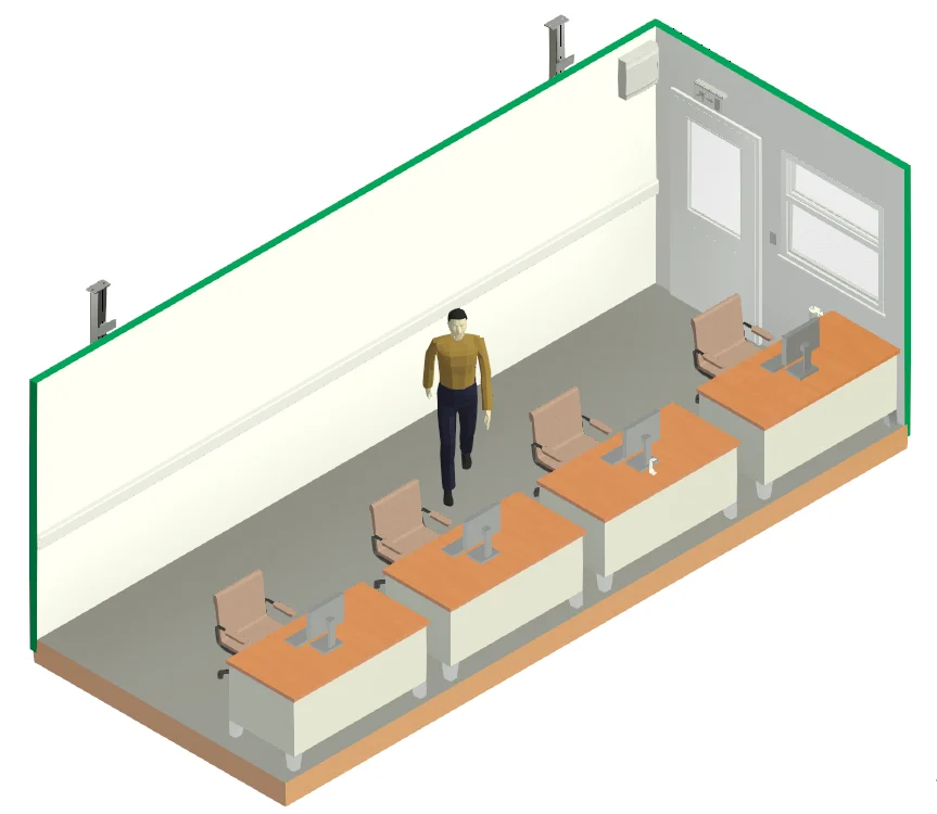 24ft x 10ft Jackleg Office