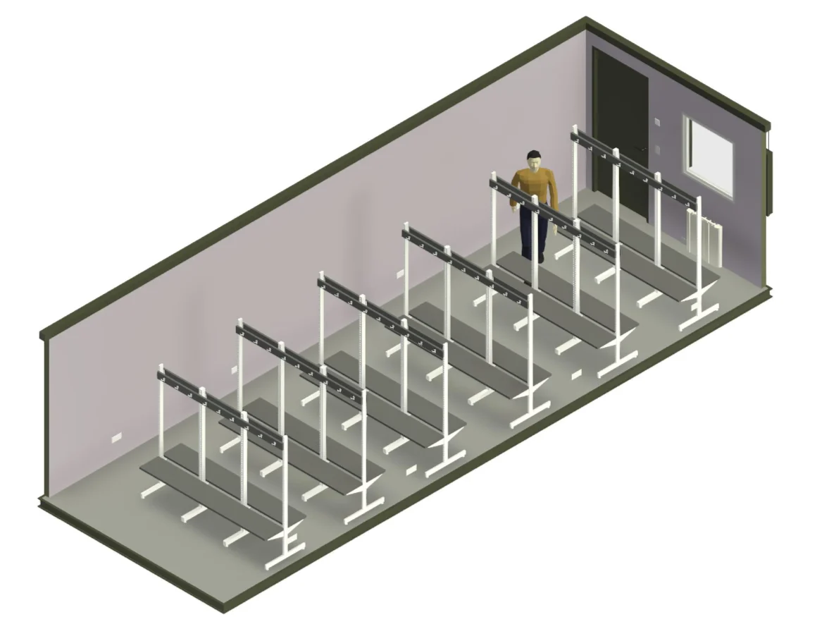 30ft x 10ft Antivandal Drying Room