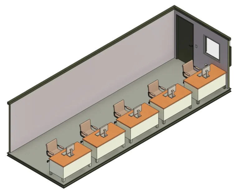 30ft x 10ft Antivandal Office