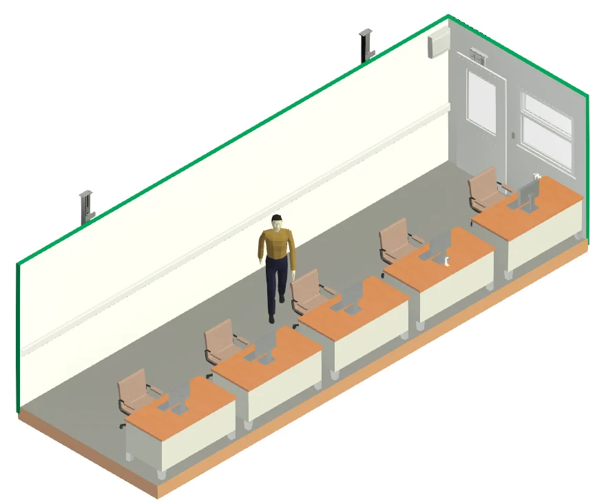 30ft x 10ft Jackleg Office