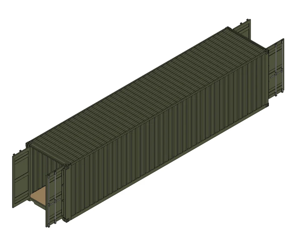 40ft Tunnel Container