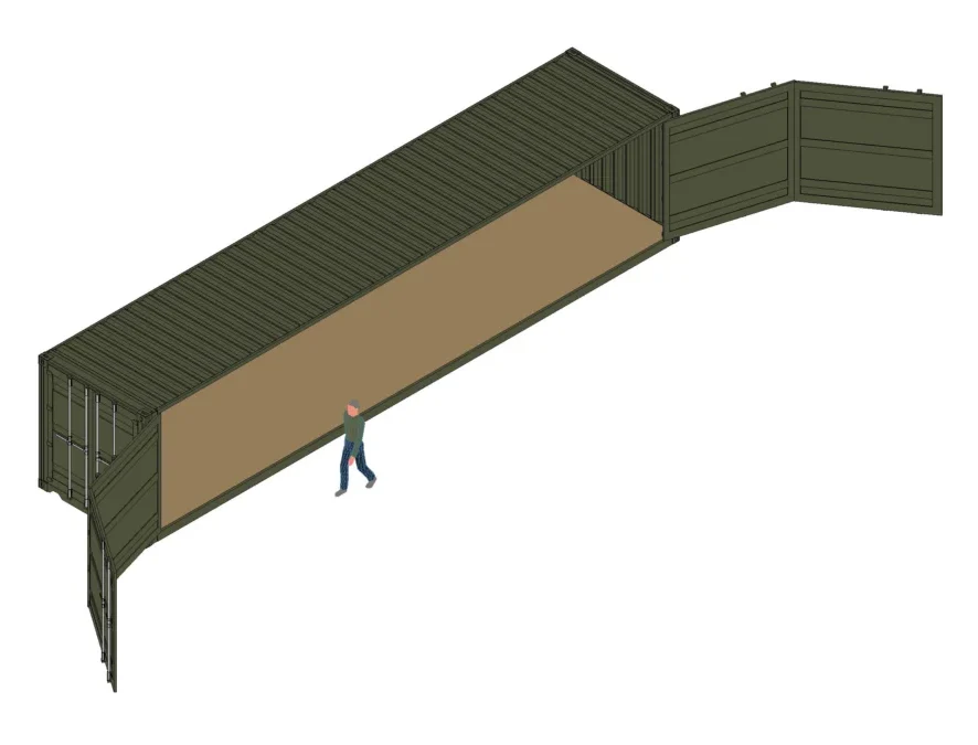 40ft Side Opening Container
