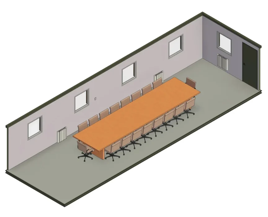 40ft x 12ft Antivandal Meeting Room