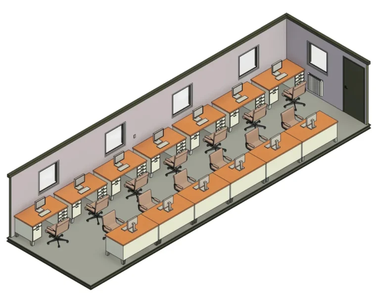 40ft x 12ft Antivandal Office