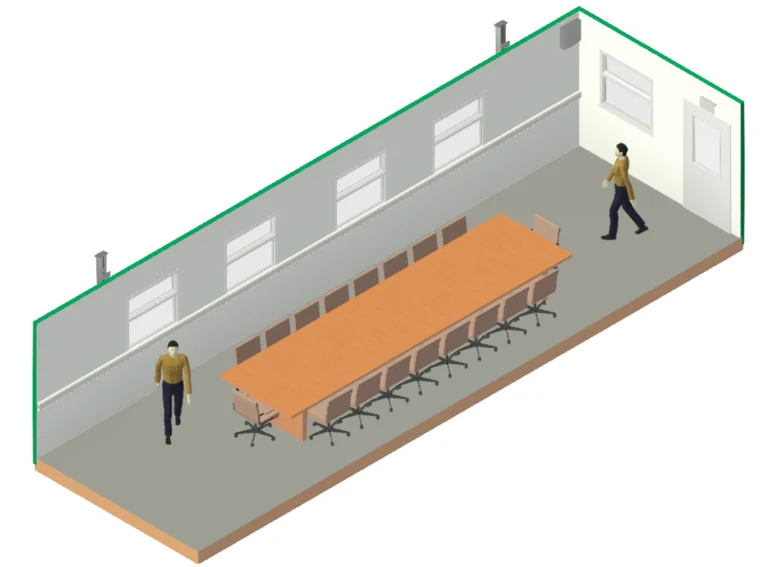 40ft x 12ft Jackleg Meeting Room