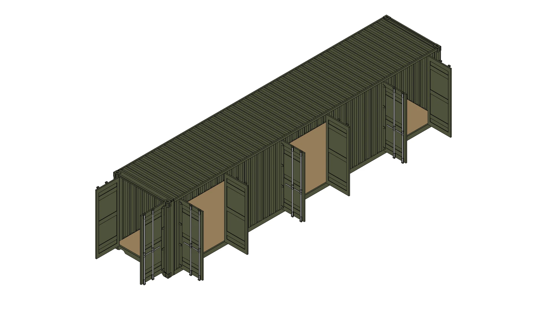40ft Multistore Container