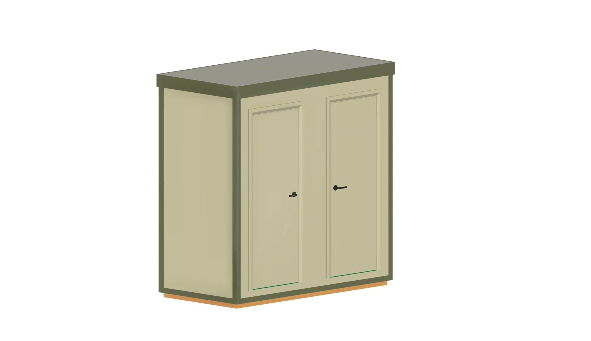 8ft x 4ft Double Toilet Cabin