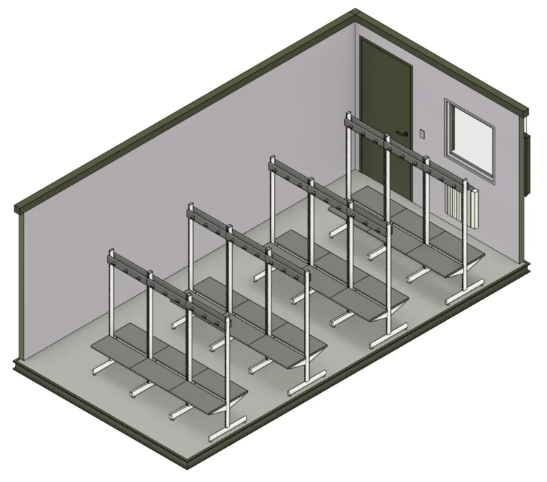 20ft x 10ft Antivandal Drying Room