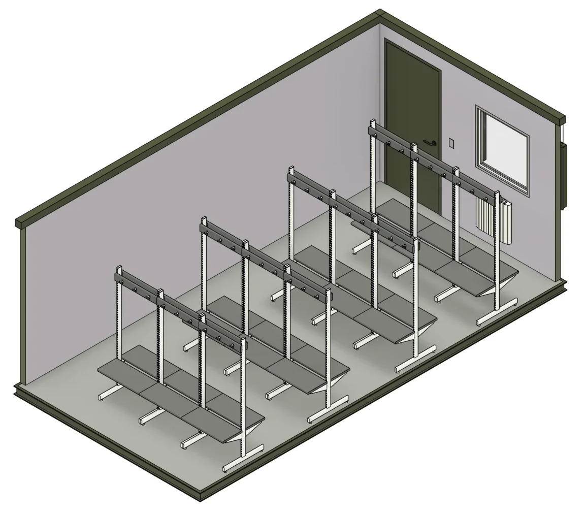 20ft x 10ft Antivandal Drying Room
