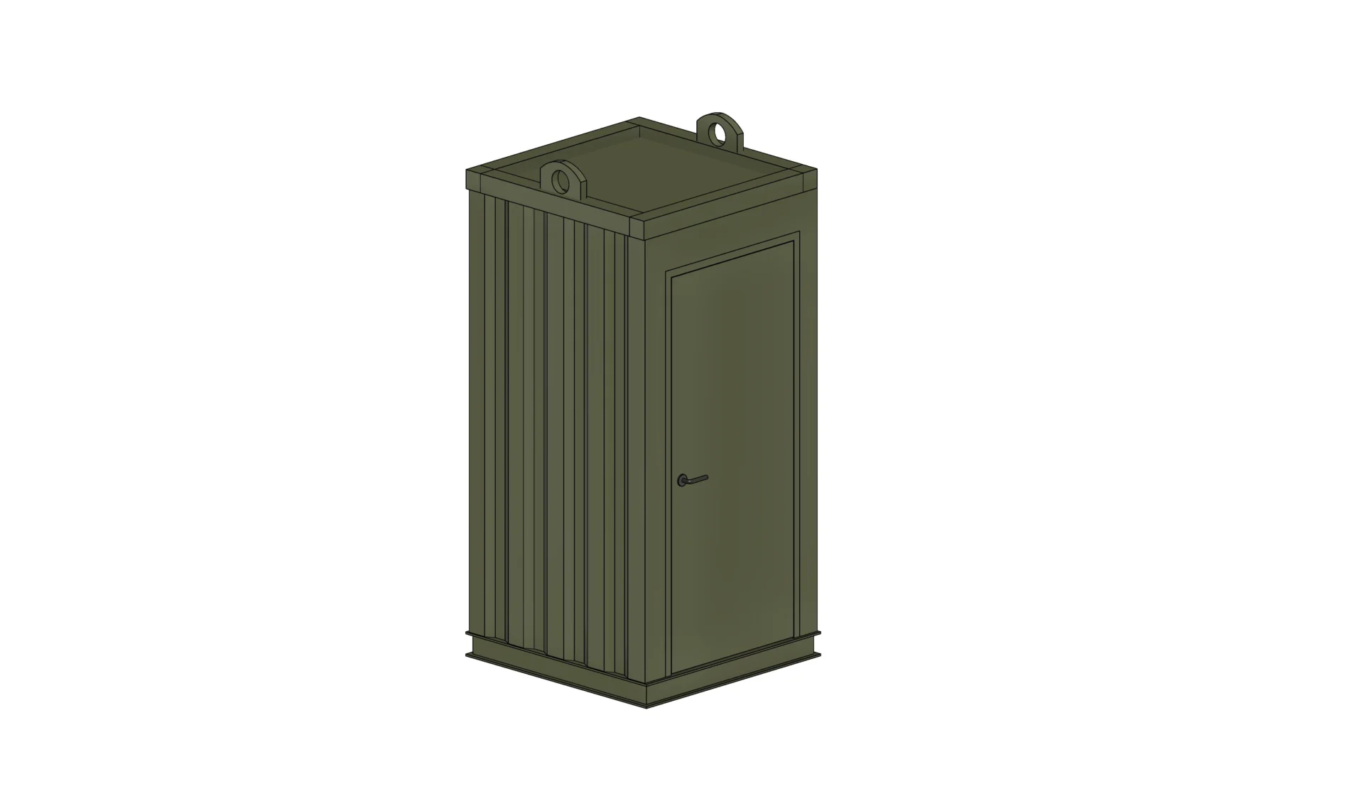 4ft x 4ft Antivandal Toilet Cabin