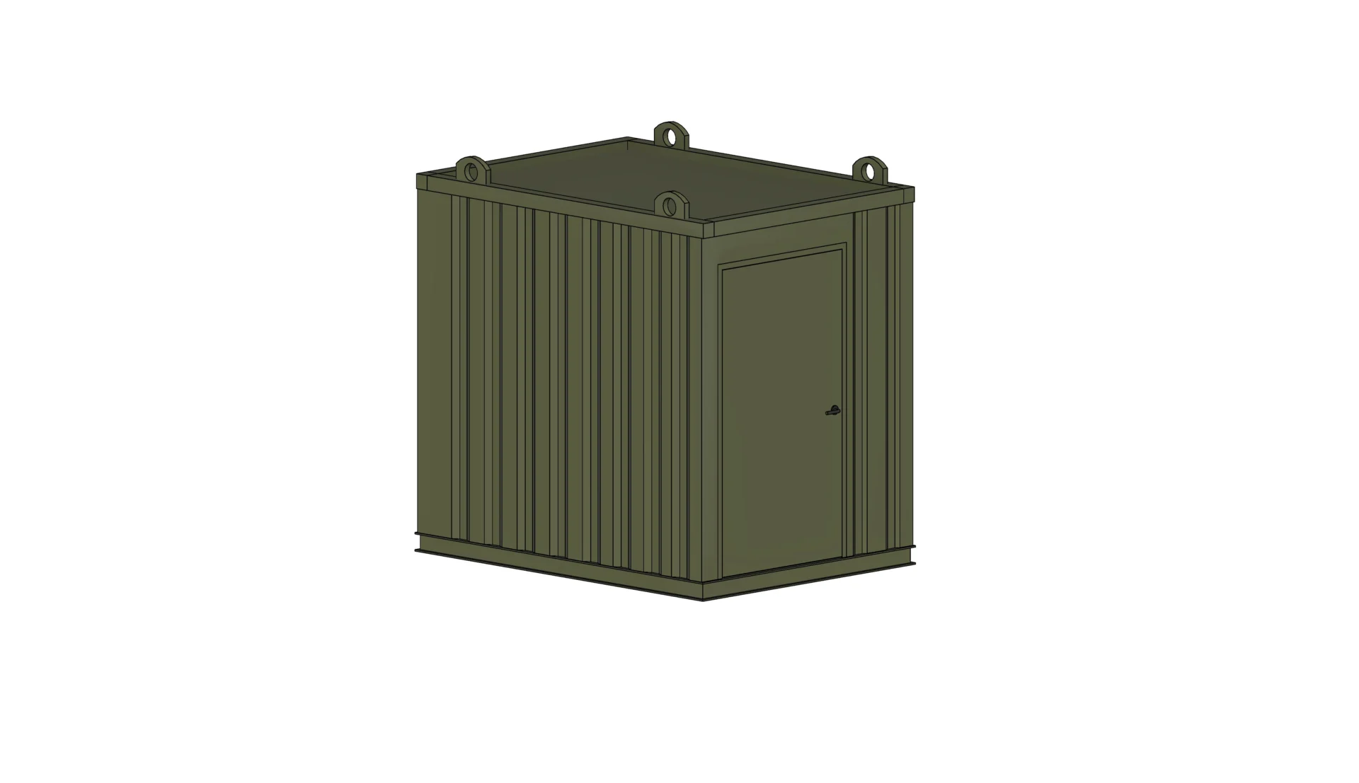 DOCM Antivandal Toilet Cabin