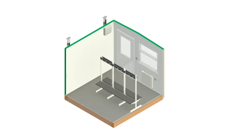 10ft x 10ft Jackleg Drying Room